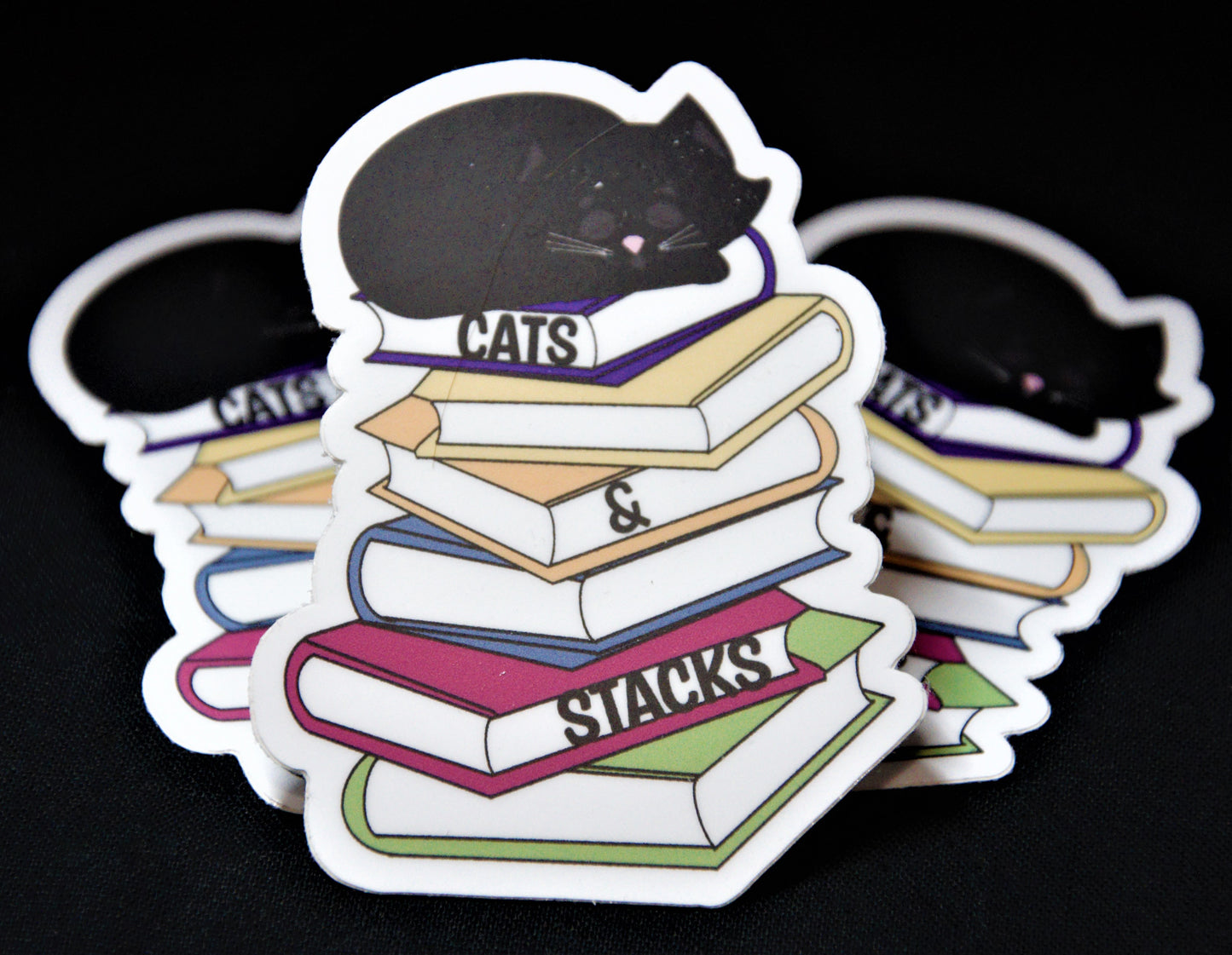 Cats & Stacks Sticker