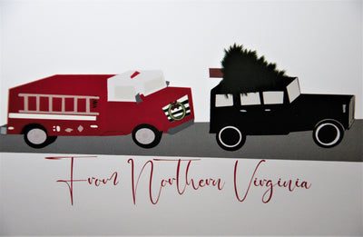 Northern Virginia Holiday Motorcade Card