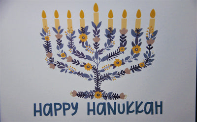 Happy Hanukkah Postcard