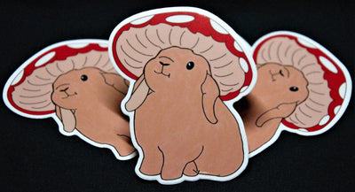 Bunny Mushroom Sticker