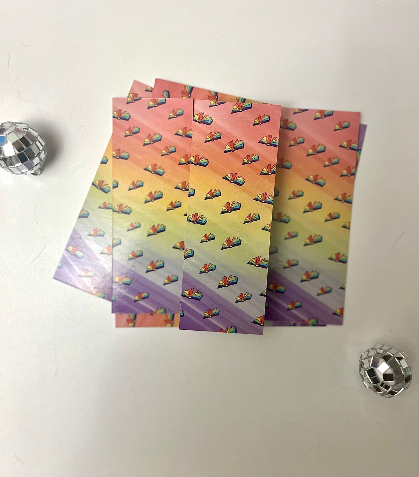 Rainbow Book Bookmark