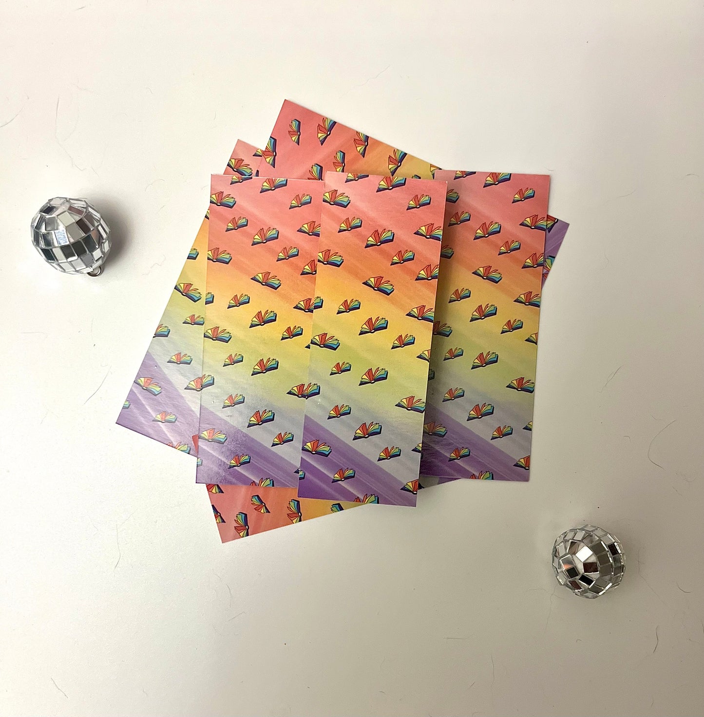Rainbow Book Bookmark