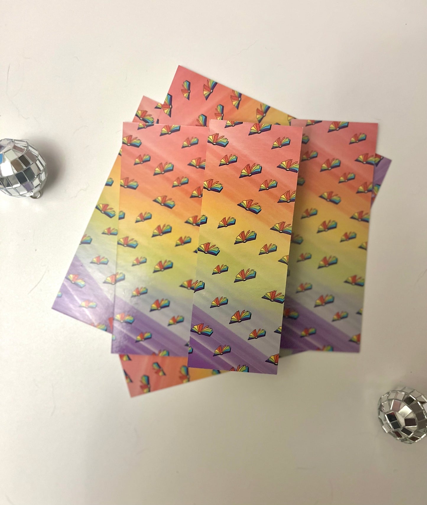 Rainbow Book Bookmark