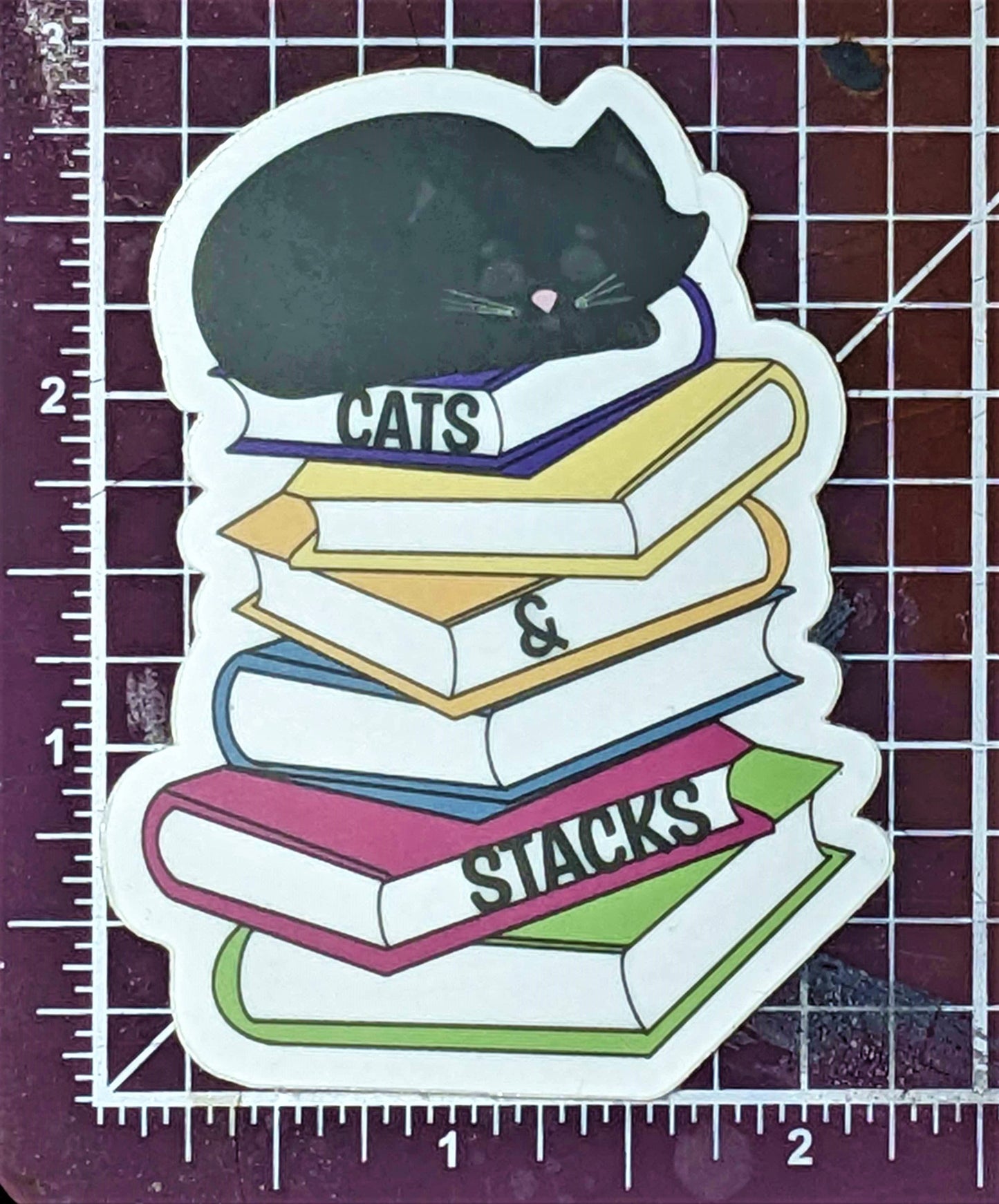 Cats & Stacks Sticker