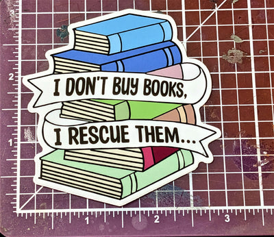 Rescue Books Sticker