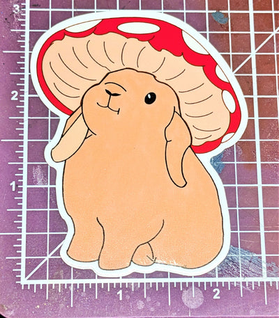 Bunny Mushroom Sticker