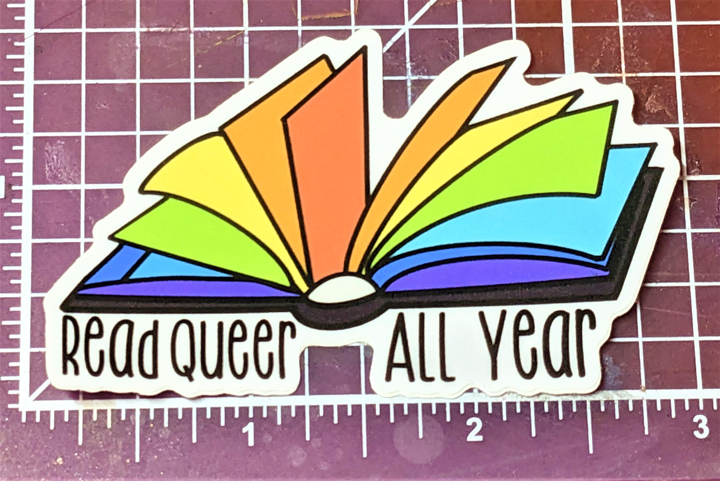 Read Queer All Year Sticker