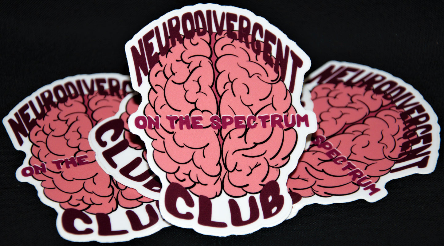 Neurodivergent Club On the Spectrum Sticker