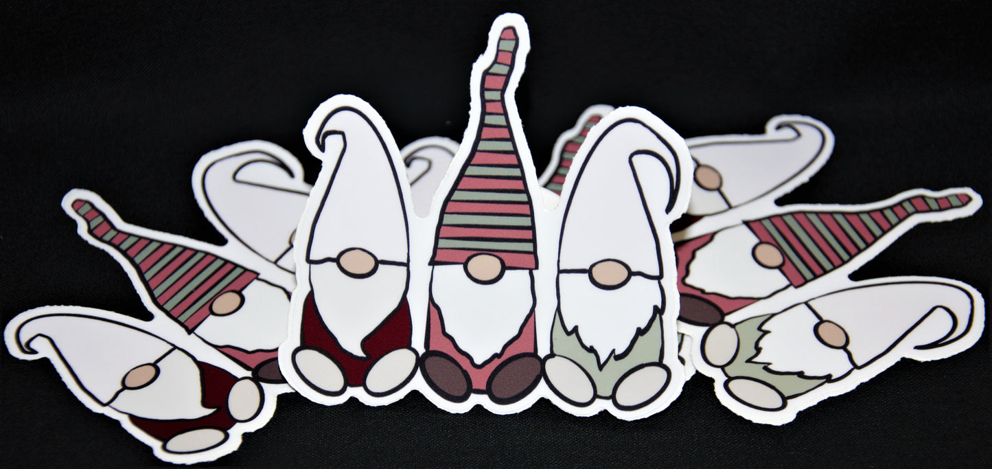 Gnome Trio Sticker