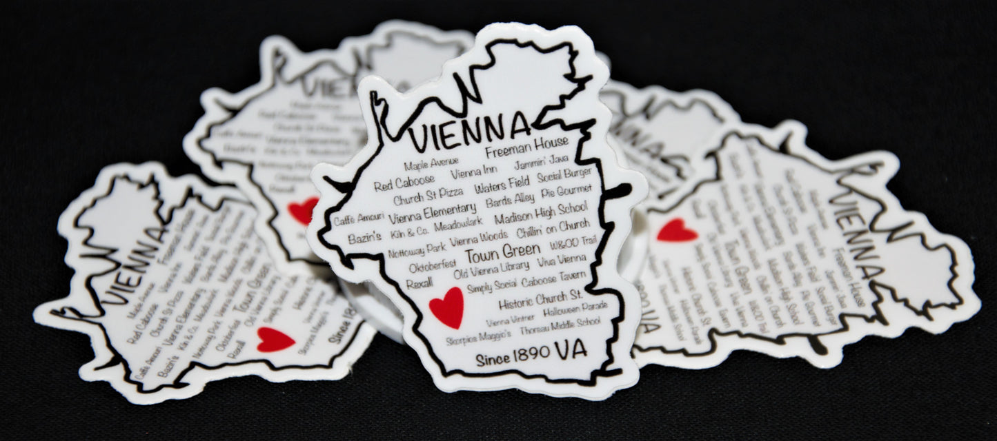 Vienna Virginia Sticker