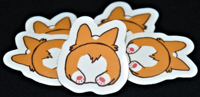 Corgi Butt Sticker