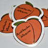 This Peach Is Iconic Sticker (small/medium)