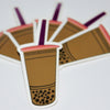 Boba Beverage Sticker