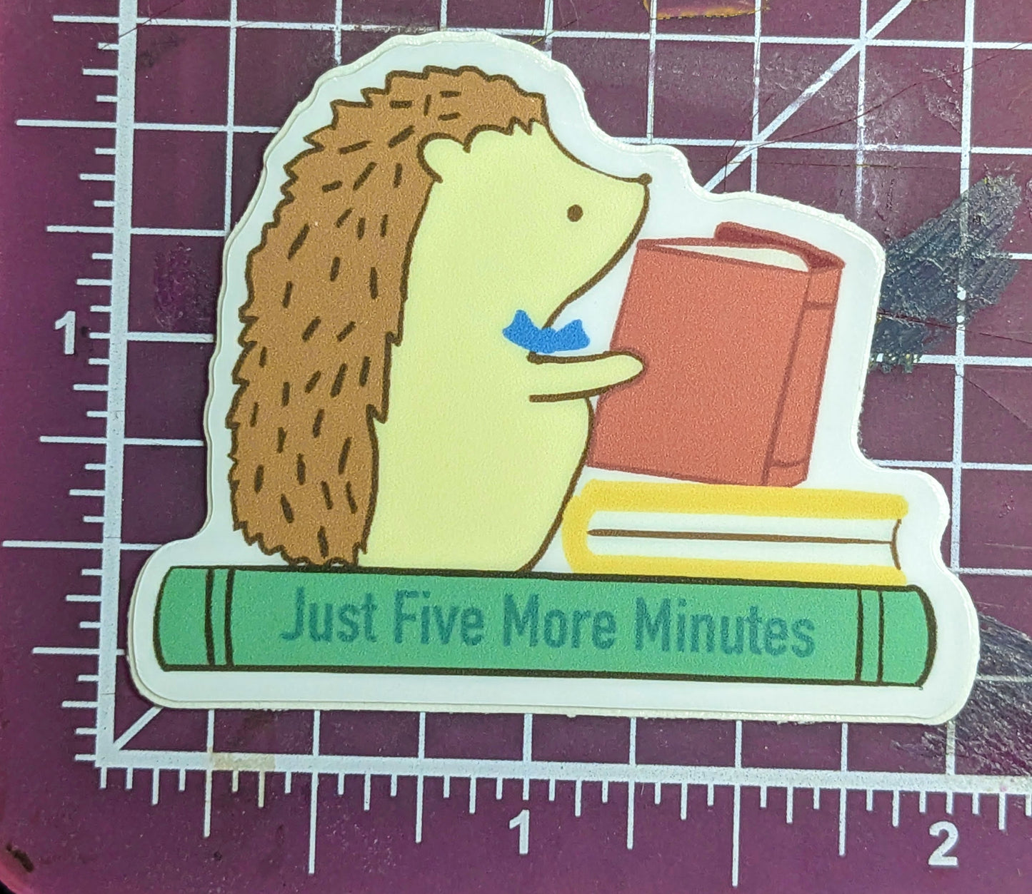 Just Five More Minutes Sticker