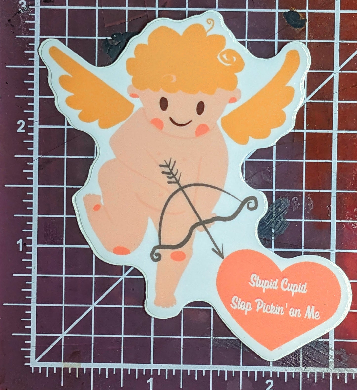 Stupid Cupid Sticker